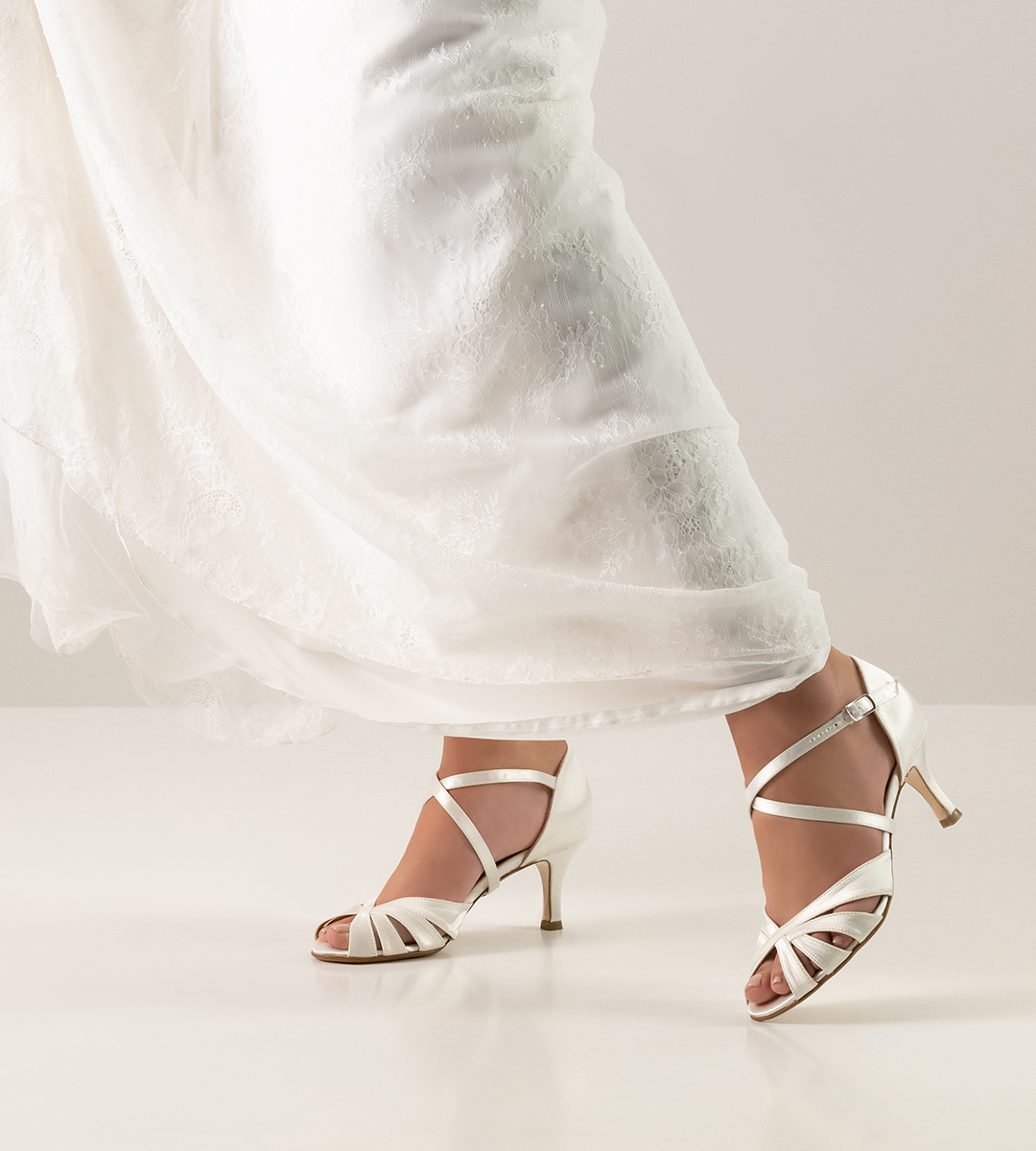 Chaussures de mariée de Nueva Epoca avec semelle en cuir