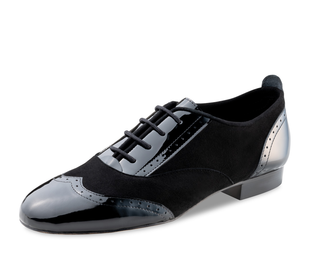 Chaussures de danse pour femmes Werner Kern d'une hauteur de 1,5 cm en noir pour la danse swing