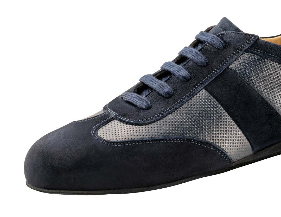 Bari Vue détaillée de la chaussure de danse pour homme Werner Kern en bleu