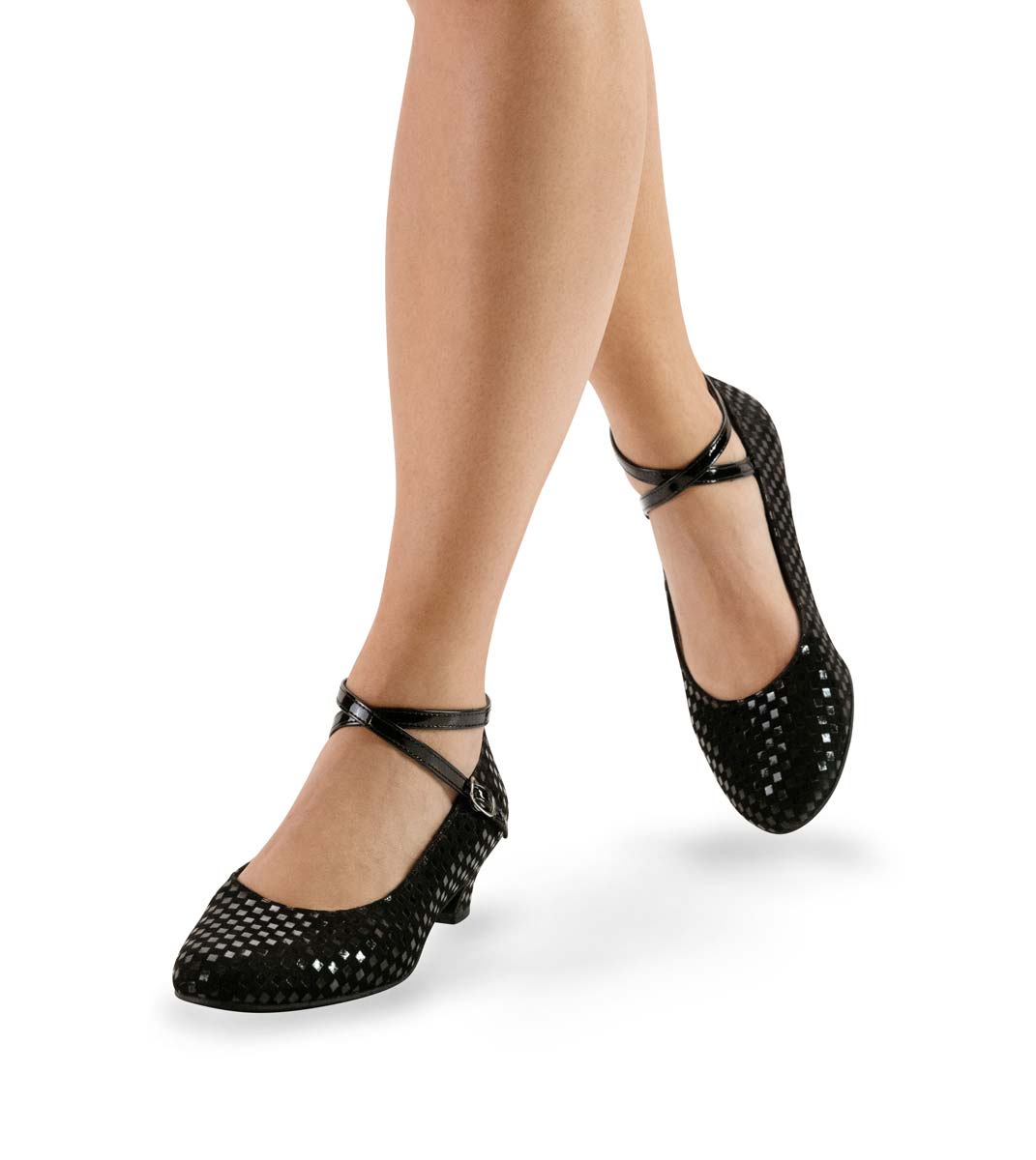 Alice Chaussures de danse plates pour femmes Werner Kern avec motif à carreaux