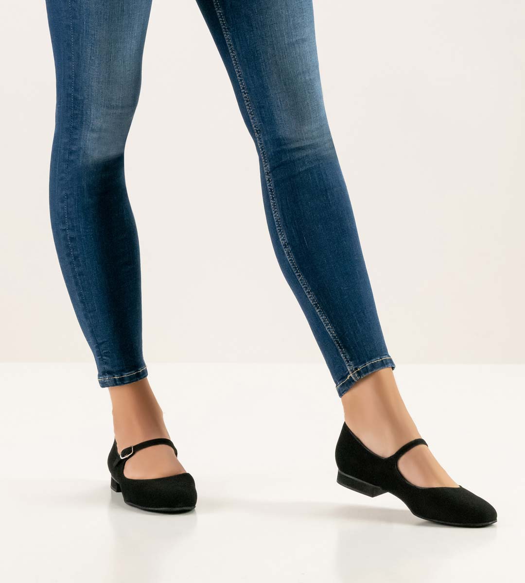 Vega Chaussures de danse pour femmes noires avec bride de cou-de-pied de Werner Kern