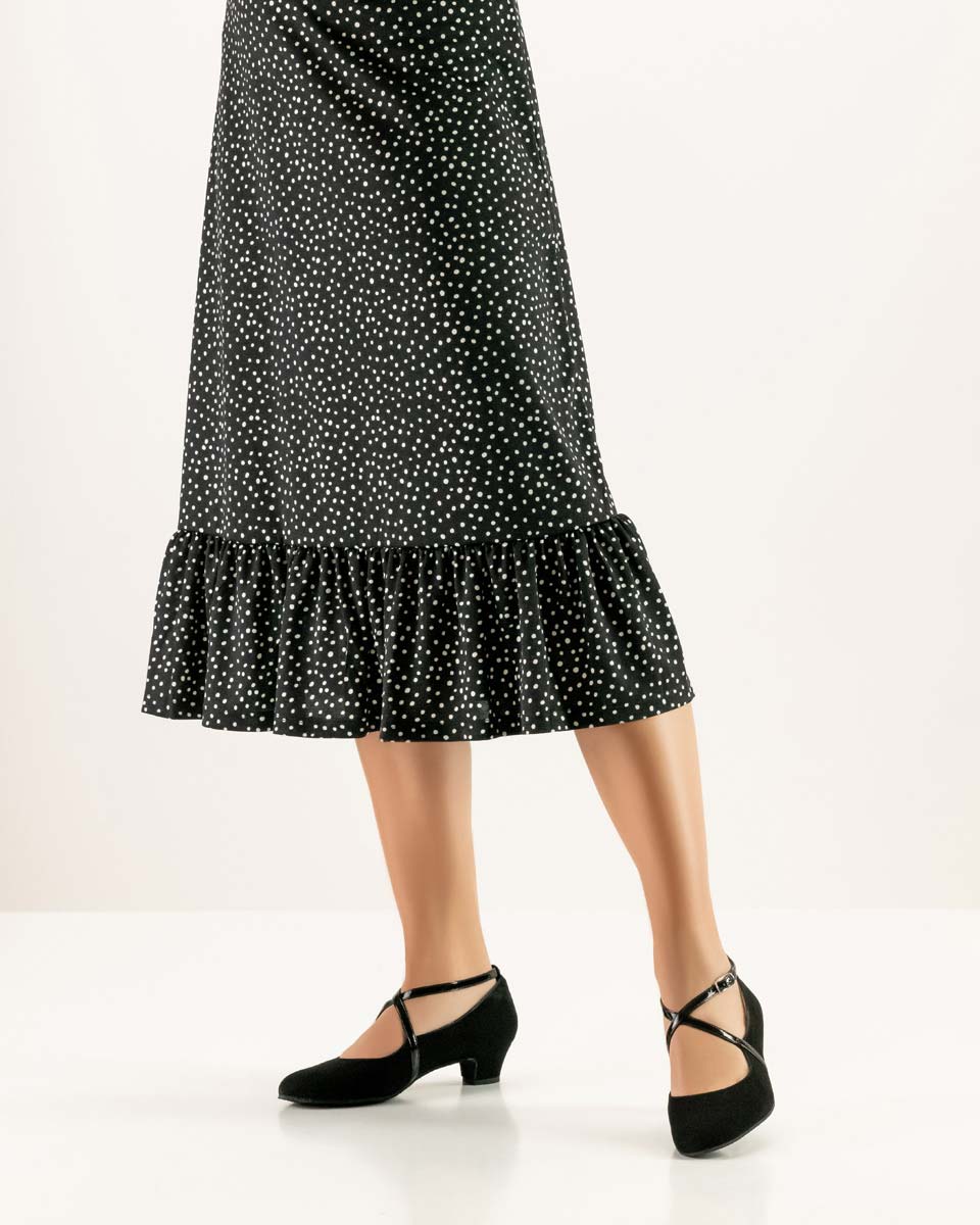Marina Werner Kern Chaussures de danse pour dames au pied et robe à pois