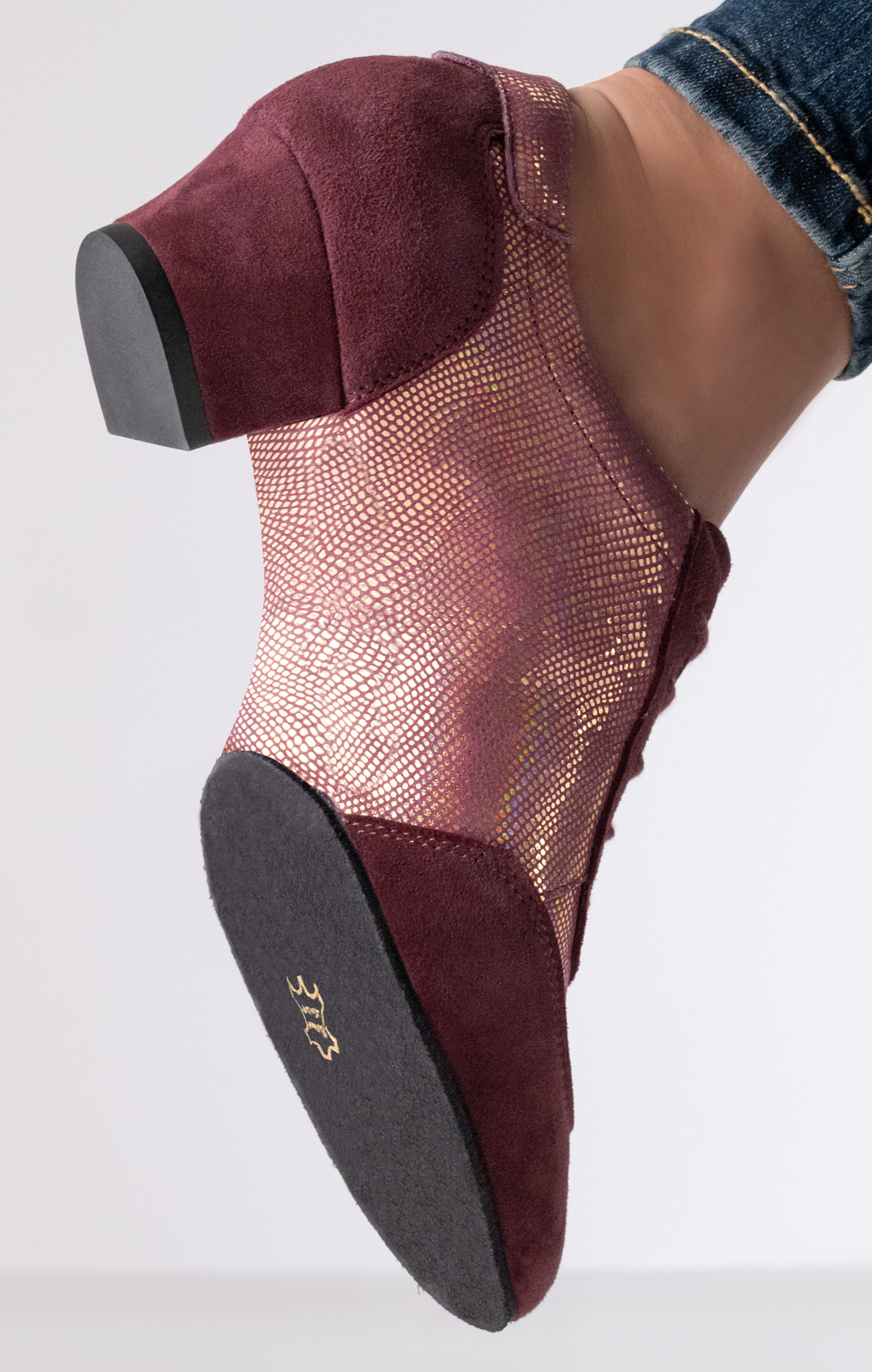 Semelle de danse divisée pour une flexibilité optimale