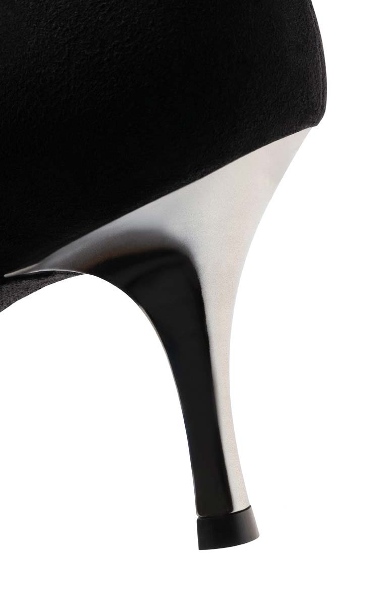 Sarah Chaussure de danse pour dames Werner Kern en daim noir, hauteur 6,5 cm