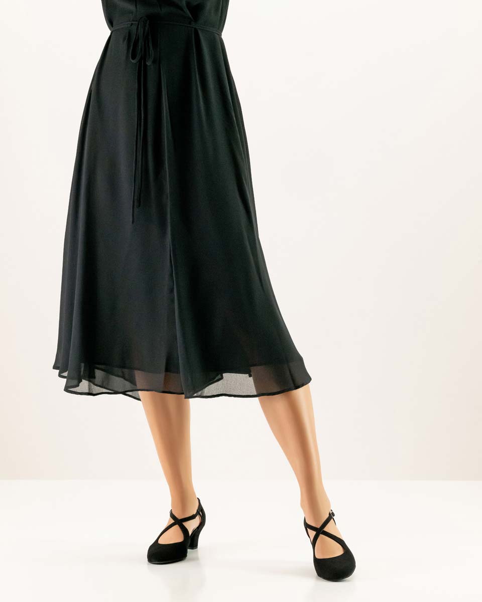 Gala Chaussure de danse fermée Werner Kern combinée avec une robe noire