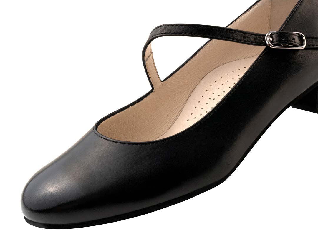 Cindy Werner Kern chaussures de danse en nappa noir