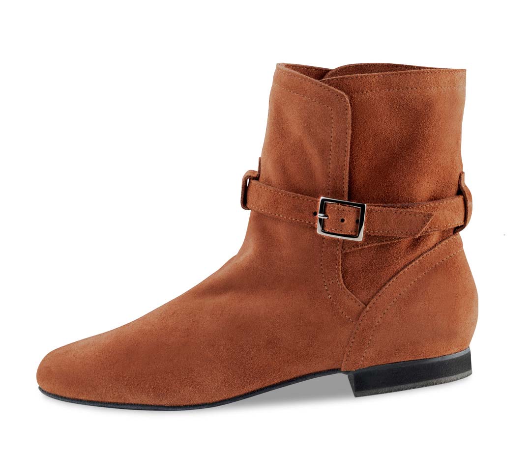 Bottes de danse Linedance de Werner Kern en velours marron