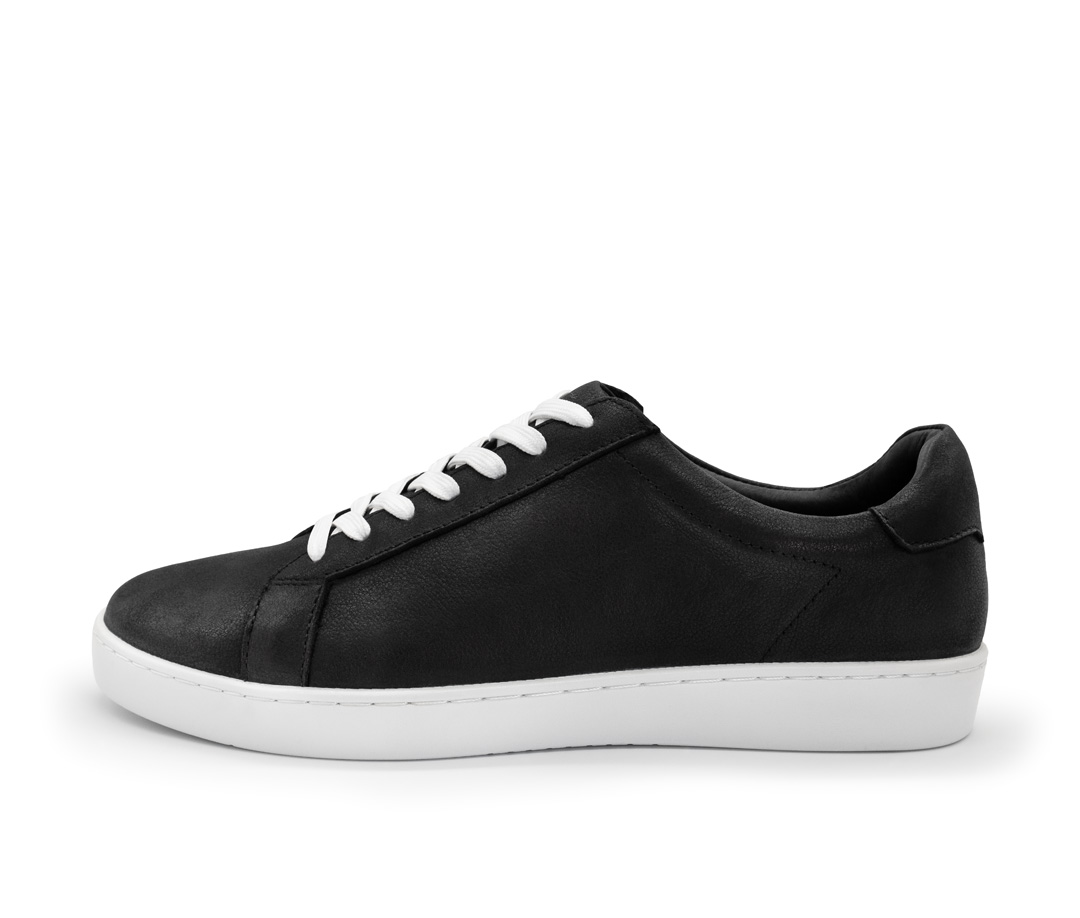 Sneaker 7410 Baskets de danse pour hommes en cuir noir avec semelle intérieure amovible de Suny by Anna Kern.