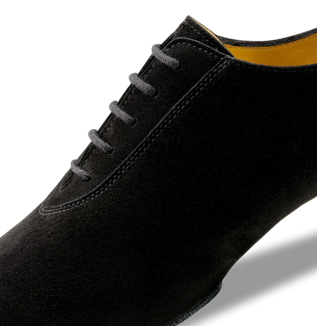 Chaussure de danse pour hommes avec laçage à 5 trous et semelle fendue