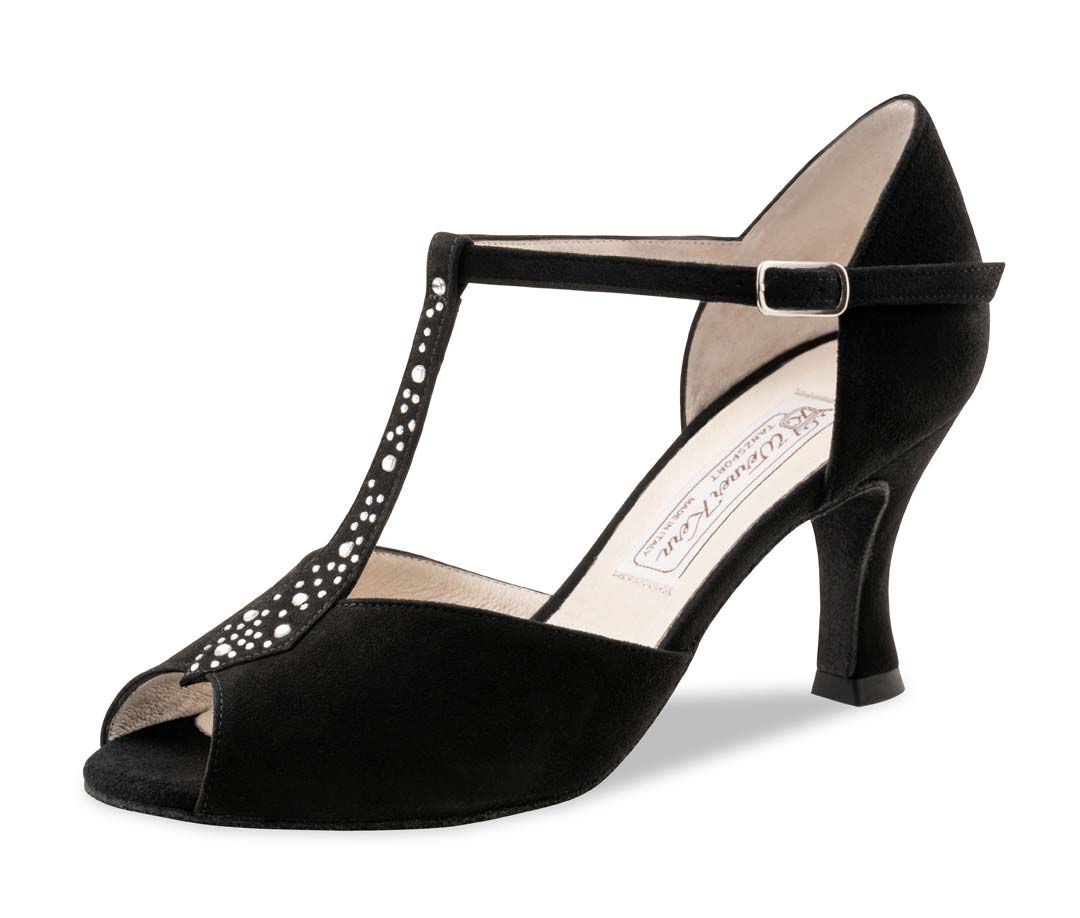 Claudia chaussure de danse ouverte pour femmes de Werner Kern avec strass