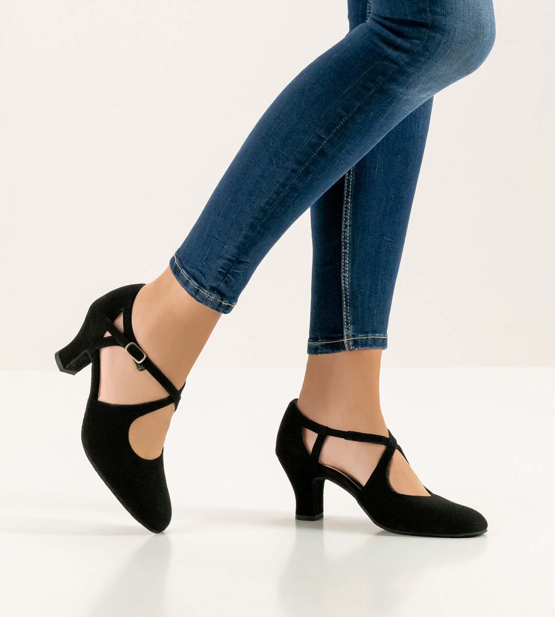 Gala Chaussures de danse fermées pour femmes Werner Kern en noir