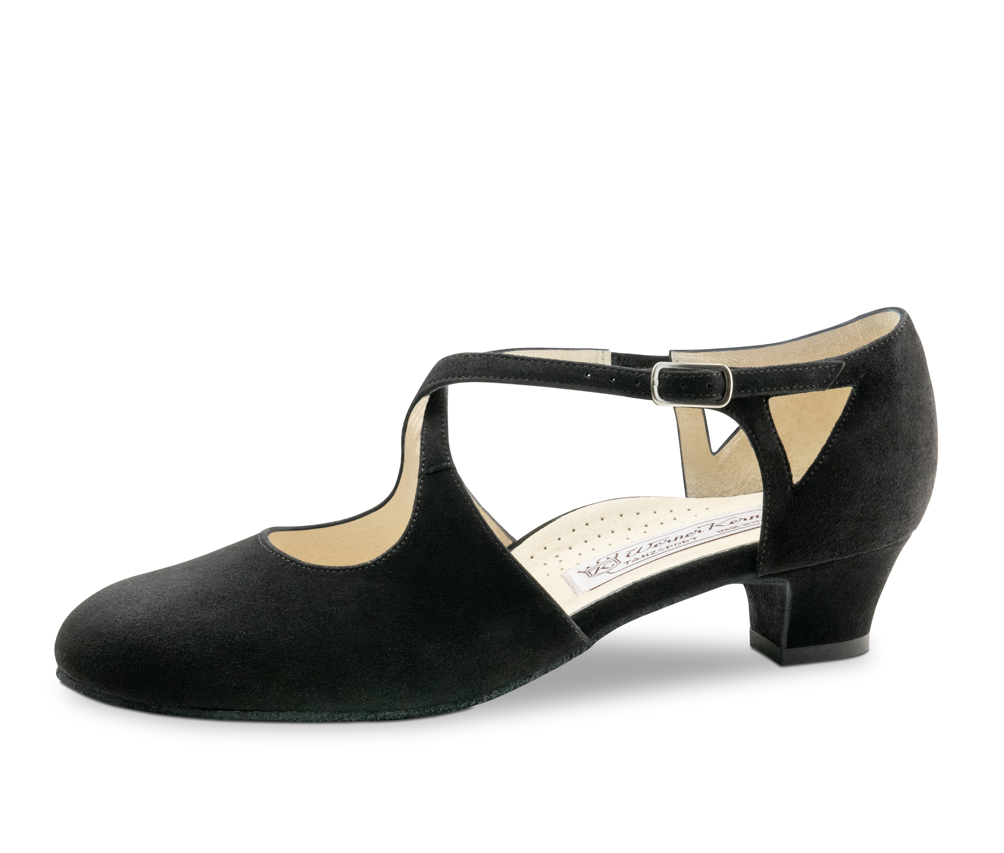 Gala Chaussures de danse fermées pour femmes de Werner Kern en noir avec une hauteur de talon de 3,4 cm