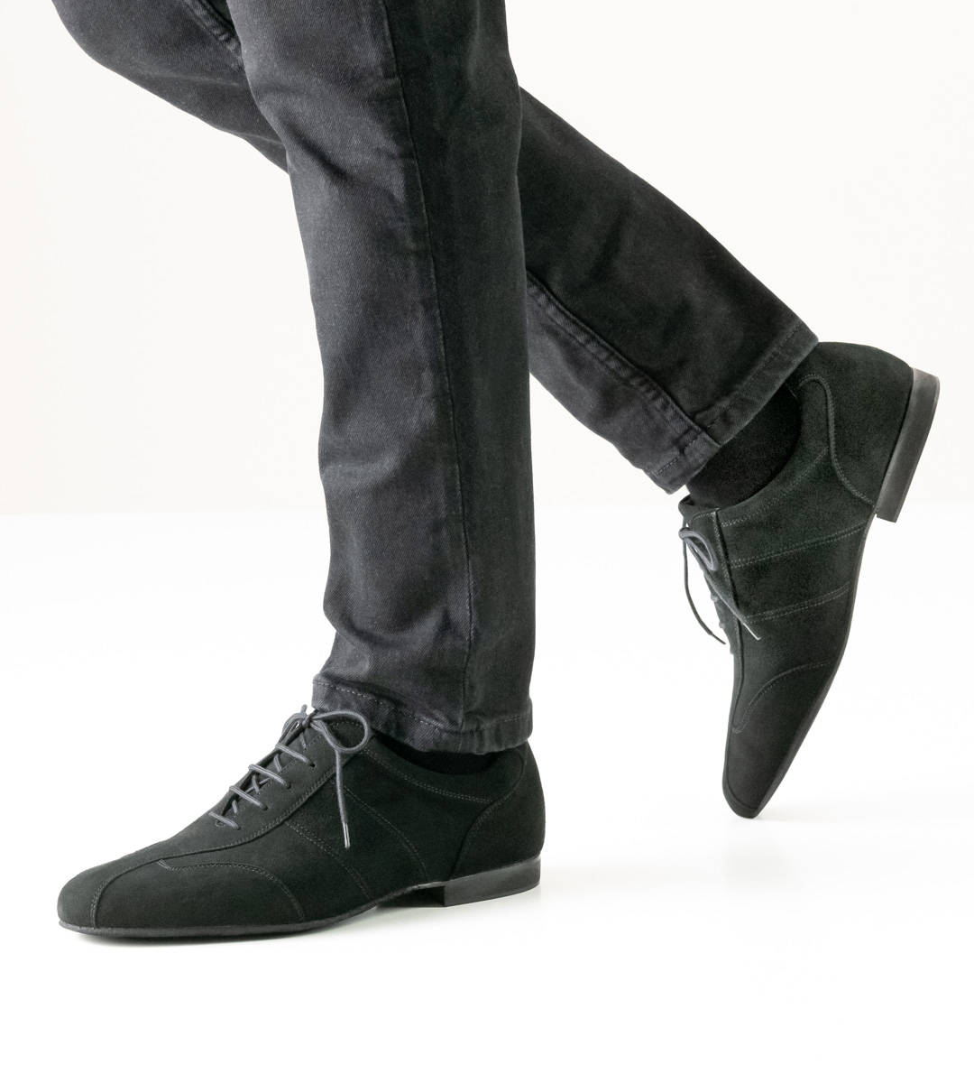 Sneaker chaussures de danse pour hommes de Werner Kern en noir