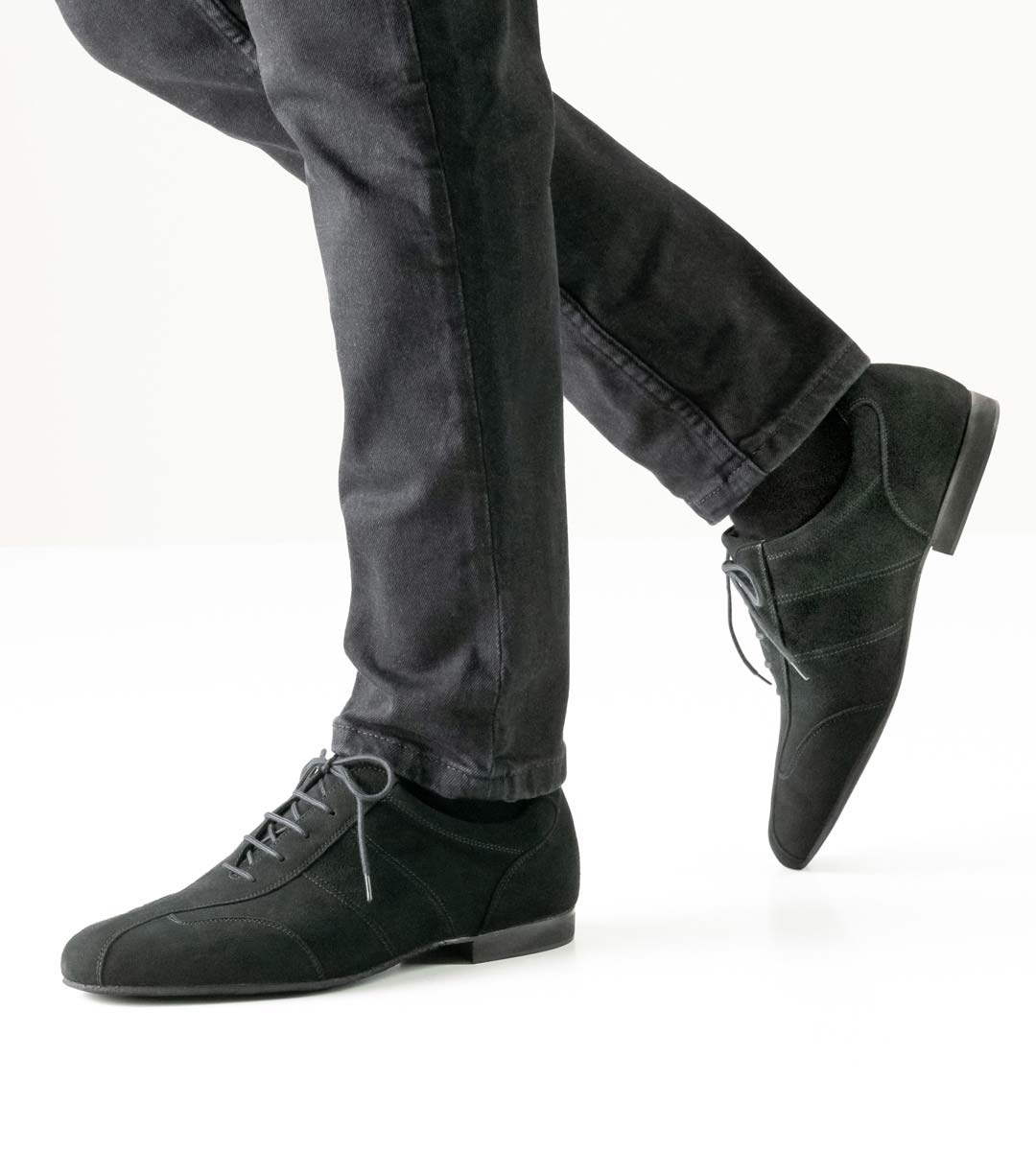 Sneaker chaussures de danse pour hommes de Werner Kern en noir