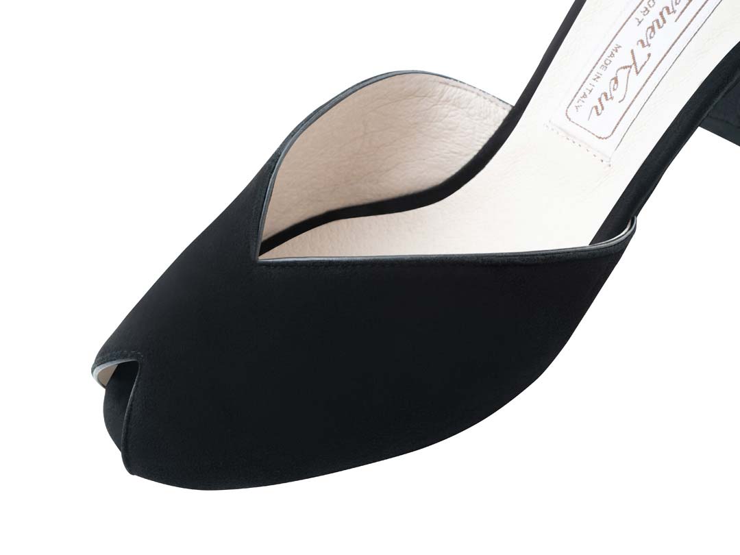 Asta Werner Kern chaussures de danse pour femmes avec peep-toe comme mélange de détails