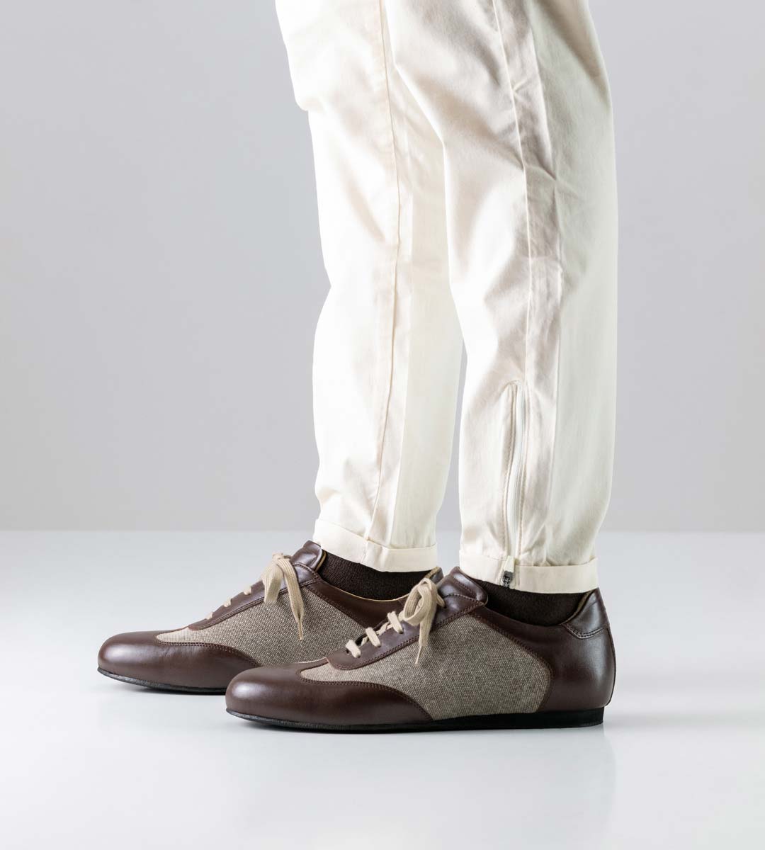 Positano Chaussures de danse de Werner Kern de 2 cm de haut en cuir et canvas