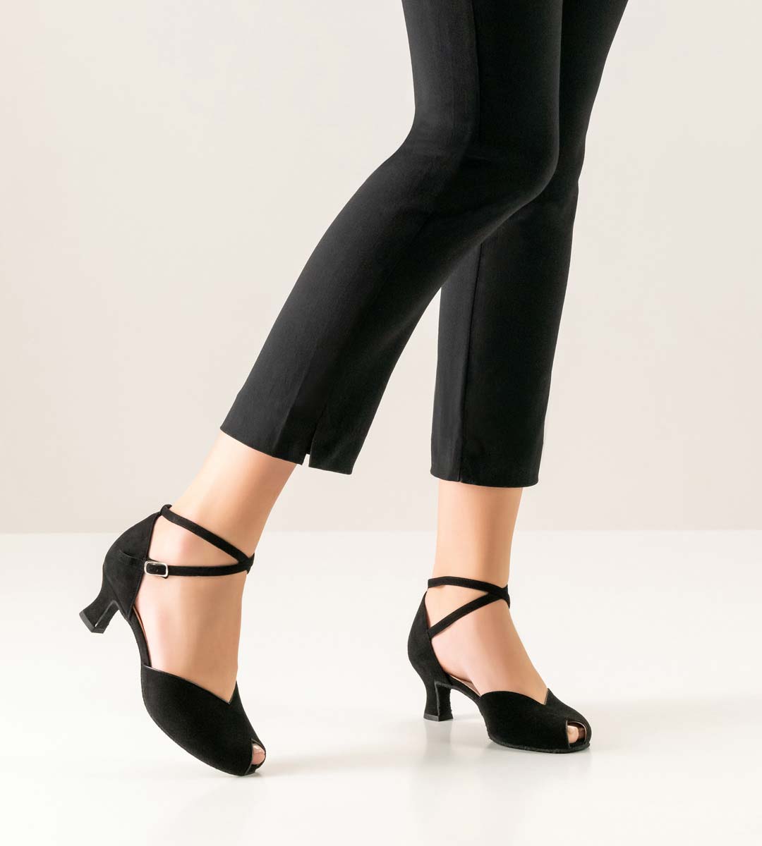 Werner Kern chaussures de danse pour femmes noires avec pee-toe