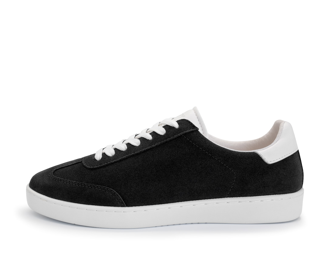 Sneaker 7415 Baskets de danse pour homme en daim noir avec semelle intérieure amovible de Suny by Anna Kern.