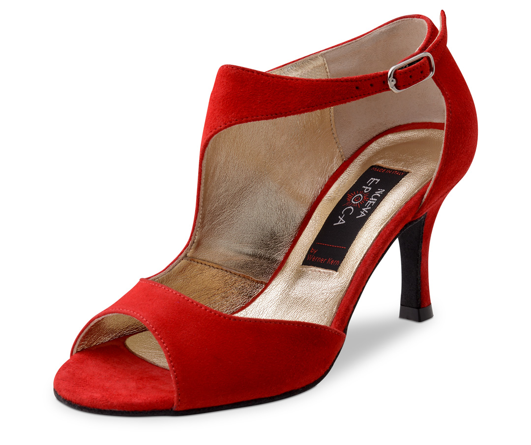 chaussures de danse de tango rouge pour femmes de Nueva Epoca
